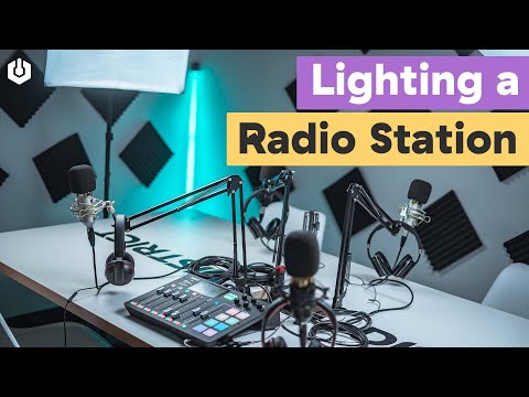 Lighting a Radio Station (The Right Way) | 4 Options, from Beginner to Professional