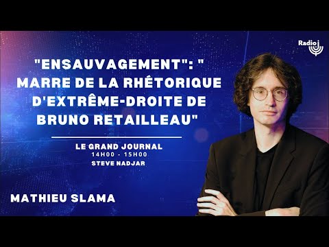 "Ensauvagement": "Marre de la rhétorique d'extrême-droite de Bruno Retailleau"-Mathieu Slama