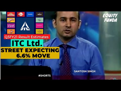 ITC Result Estimates I Q3FY21 Result Estimates I By Santosh Singh I #shorts