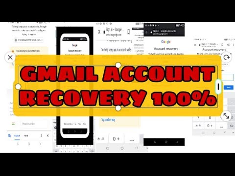 who to gmail account recovery? google couldn't verify this account belong to you ##