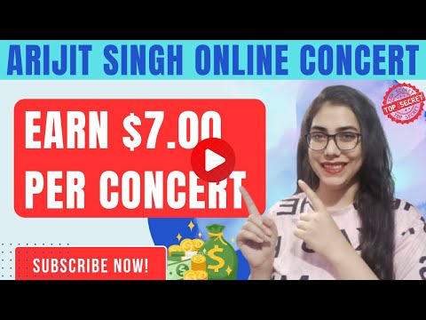 Earn $7/Concert | Earn Money Online $10 A Day | Earn Money Online | How To Earn Money | Up4Ever