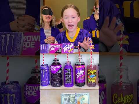 Do All Purple Drinks Taste the Same? #game #family #challenge