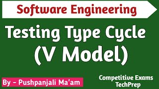 Lec - 6.2 Testing Type Cycle Model (V Model) in software Engineering in Hindi