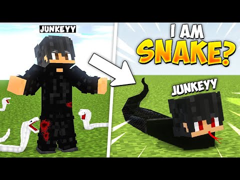 Minecraft But You Turn into a SNAKE!