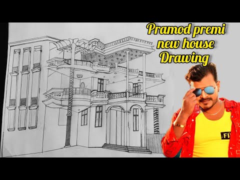 PRAMOD PREMI KA 5 Crore KA NEW HOUSE || easy drawing