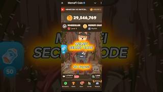 20 August Memefi secret code today