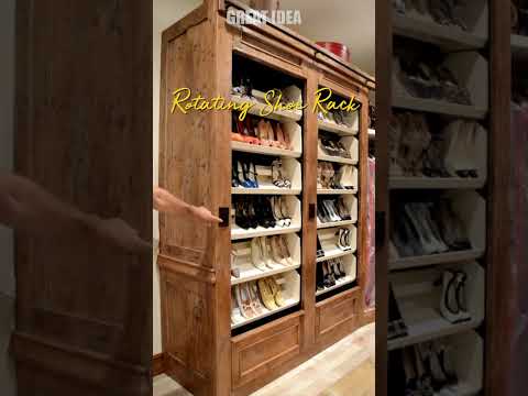 Folding Doors | Rotating Shoe Rack