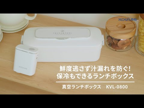 コイズミ　保冷もできる真空ランチボックス KVL-0800