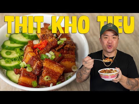 How to Make: My Favorite Vietnamese Dish - Thit Kho Tieu / Black Pepper Braised Pork Belly