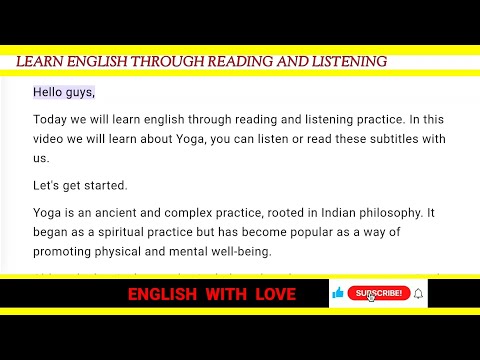 learn english through reading and listening, improve english with subtitles #english #learnenglish