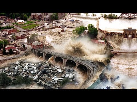 Tragedy in Switzerland! Alpine rivers sweep away everything in their path!