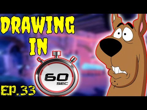 How I Draw Scooby Doo in 60 Seconds