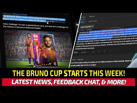 [TTB] EFOOTBALL 2023 NEWS ROUNDUP! - THE BRUNO CUP STARTS THIS WEEK, FEEDBACK CHIT CHAT, & MORE!