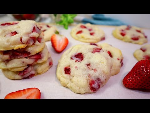 Easy Strawberry Cheesecake Cookies | Just 5 Ingredients!