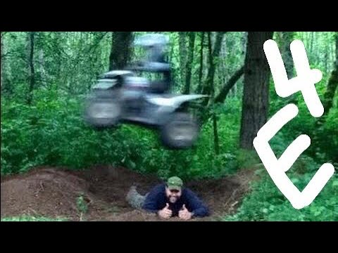 Boy Wonder Crashing his ATV on the MX Track