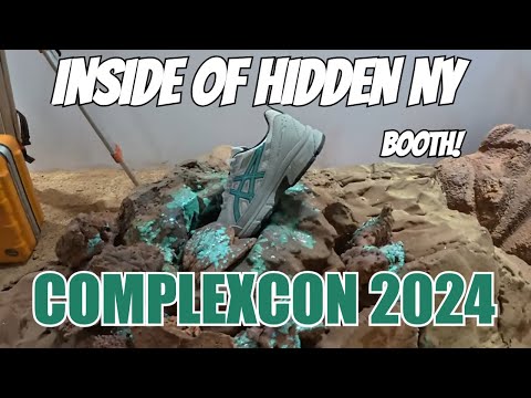 MIND-BLOWING COMPLEXCON Booth Tour | HIDDEN NY + Live Cop Asics Gel-Venture 6