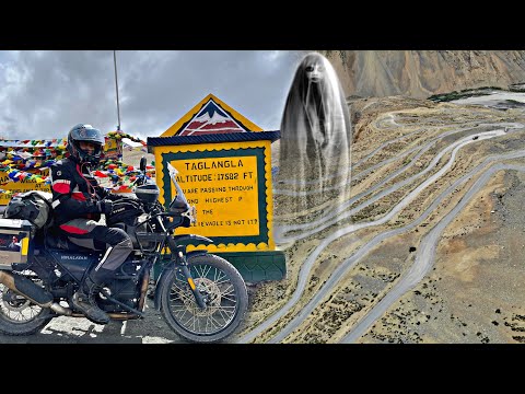 Leh Manali Highway is Not Easy | Ghost of Gata Loops 👻 |  Bike Breakdown ⚠️ | Ladakh Ride 2022