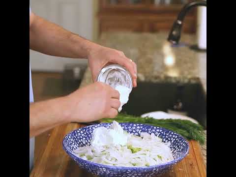 How to Make a Creamy German Cucumber Salad | My Mom's (Ingrid) Recipe