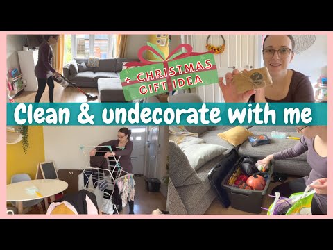 CLEAN & UNDECORATE WITH ME + CHRISTMAS GIFT IDEA FROM SMALL BUSINESS UK