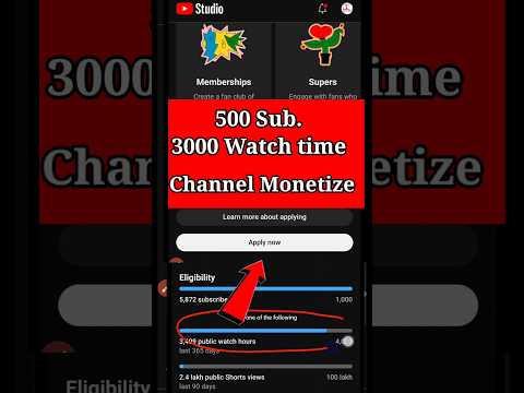 3000 watch time pe Channel monetize kare | youtube channel monetize kaise kare #monetize #trending