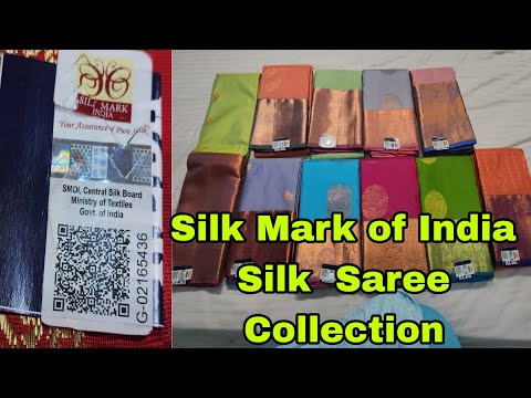 Vlog984👉Certified by the Silk Mark Organisation of India👉Silk  Saree Collection From REBA Shop♥️♥️👌