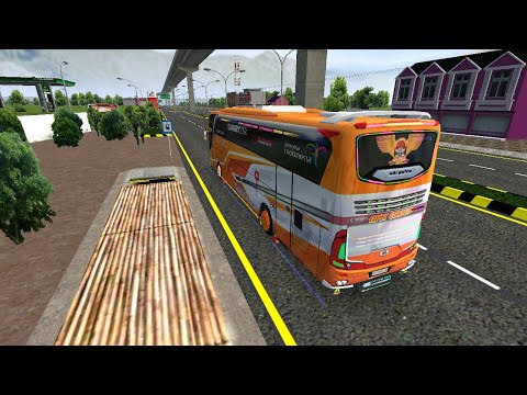 Beginilah aksi bus malam jika kesiangan /// Bus simulator Indonesia