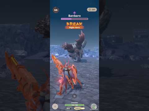 Monster hunter now - Banbaro ⭐6 #gameandroid #shortvideo #mhnow #monsterhuntermobile #gunlance