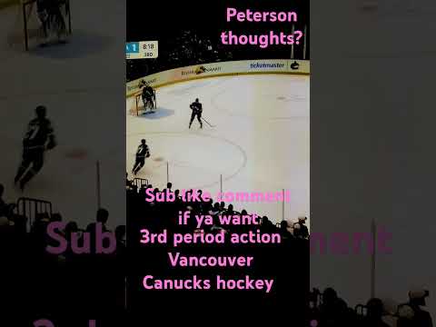 Vancouver Canucks hockey action one timer #nhl #hockey #canucks #vancouvercanucks #NHL #shorts