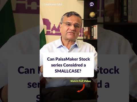 Can the पैसा Maker Stock series be considered a Smallcase? Dipan Mehta | #smallcase #dipanmehta