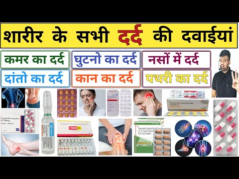 शरीर के सभी दर्द को दवाईयां | Painkiller | Medicine | Treatment | Pharmacy | Pharmacology | Doctor