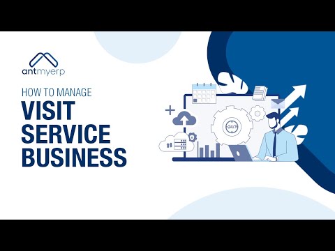 Manage Visit Service Call Business | AntMyERP | CRM Sales- Hindi