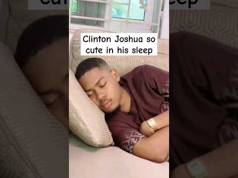 Clinton Joshua Cute while sleeping ❣❣❣❤💞 #nollywood  #clintonjoshua