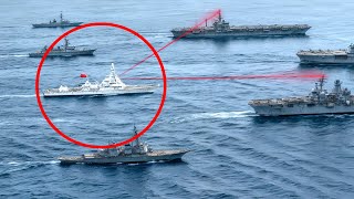 中国スパイ船が米海軍空母群を追跡、そしてこうなった...