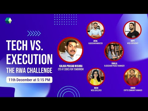 Get ready for a mind-blowing AMA on Tech vs. Execution - The RWA Challenge! #AMA,#NADCABLABS