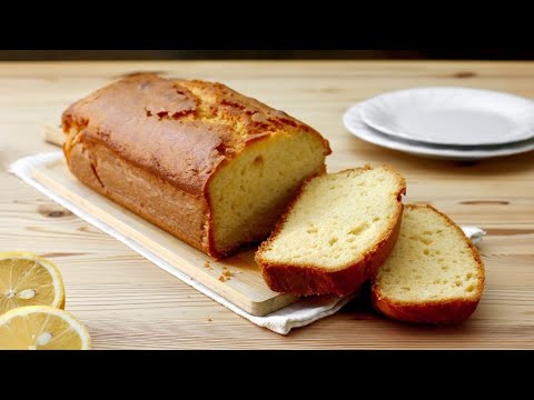 YOGURT POUND CAKE: SOFT and FRAGRANT! 😍