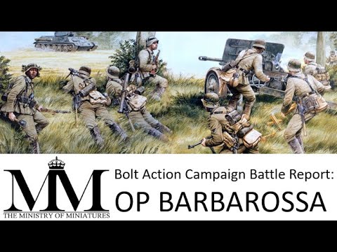 Bolt Action Battle Report: Campaign Operation Barbarossa 01. Invasion of Russia