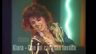 Kiara "Con Mi Cara Tan Lavada" 1990 (presentación TV)