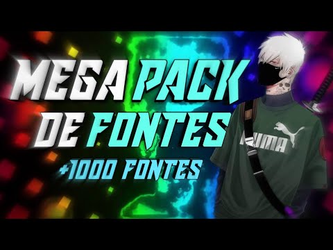 💎🔥-MEGA PACK DE FONTES, MAIS DE 1000 FONTES PARA FAZER THUMBNAILS, BANERS, ETC-🔥💎