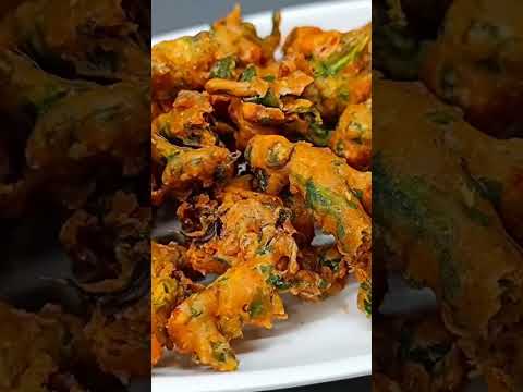 sweet corn palak pakoda