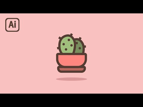 Flat Illustration Tutorial - how to make illustration in adobe illustrator