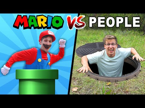 Super Mario Vs Normal People In Real Life