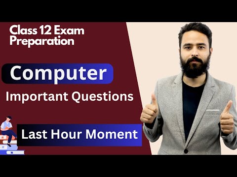 Computer Science Exam Preparation || Important Questions || Last Hour Moment || Class 12 - Gurubaa