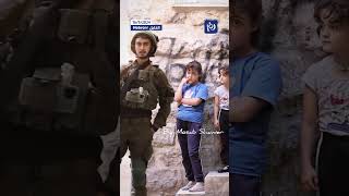 Young Palestinian girls stand tall against 'Israeli' forces in Hebron #trending #shortfeed