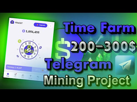 How To Work in Time Farm Telegram Bot || টাইম ফার্মে যেভাবে কাজ করবেন #telegram #airdrop #timefarm