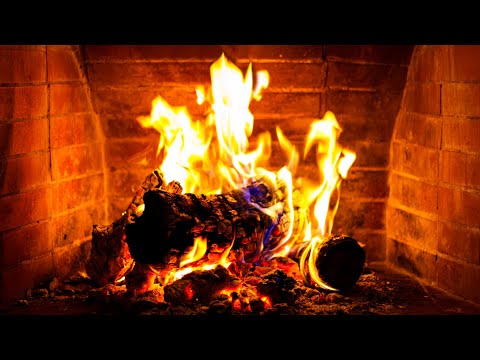 24 Hours Burning Fireplace 🔥 Relaxing Virtual Fireplace with Crackling Fire Sounds