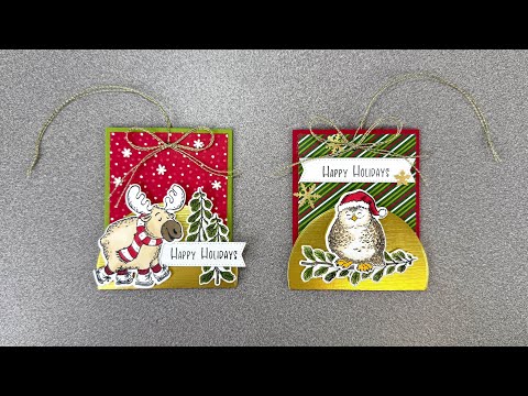 12 Days of Christmas Craft Along - Day 9 - Gift Tag with Pocket