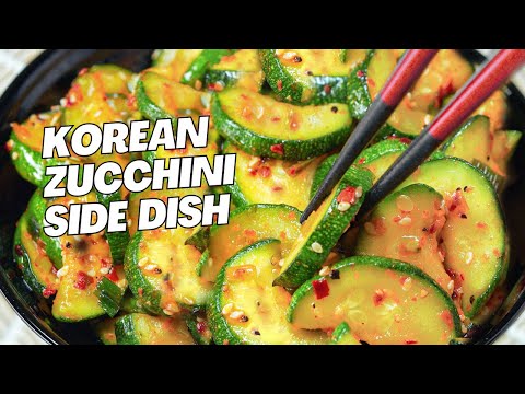 KOREAN ZUCCHINI SIDE DISH. Easy Zucchini RECIPE IN 25 MINUTES. Recipe by Always Yummy!