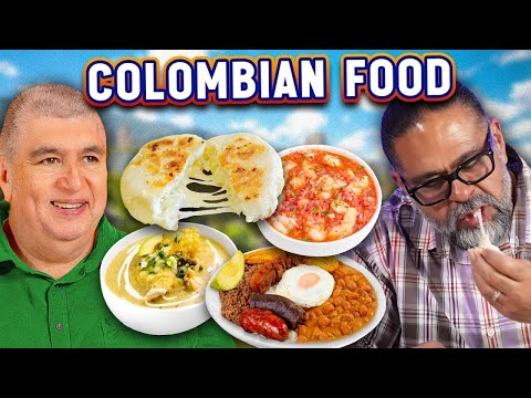 Mexican Dads Try COLOMBIAN Food for the FIRST time!