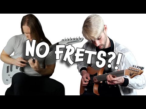 Shredding On Fretless Guitars?!? (Guitar Solo Compilation)