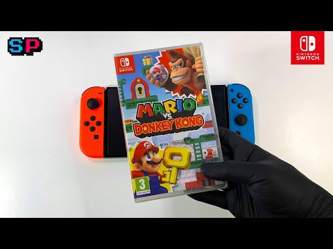 Mario vs. Donkey Kong Unboxing + Gameplay on Nintendo Switch OLED